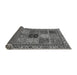 Sideview of Abstract Gray Modern Rug, abs4162gry