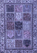 Abstract Blue Modern Rug, abs4162blu