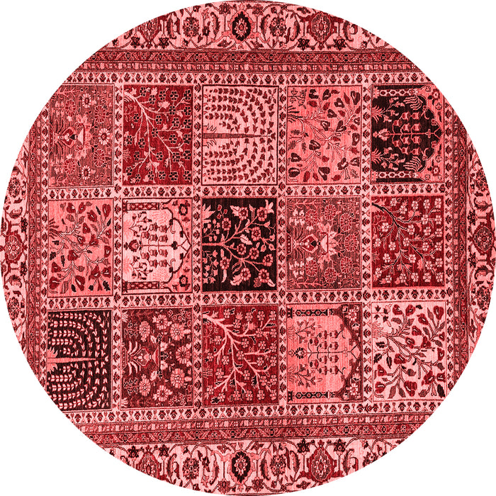 Abstract Red Modern Rug, abs4162red