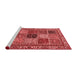 Modern Red Washable Rugs