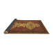 Sideview of Abstract Brown Modern Rug, abs4163brn