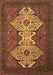 Abstract Brown Modern Rug, abs4163brn