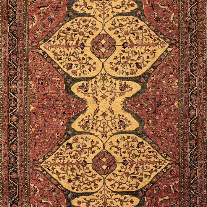 Abstract Brown Modern Rug, abs4163brn