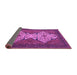 Sideview of Abstract Purple Modern Rug, abs4163pur