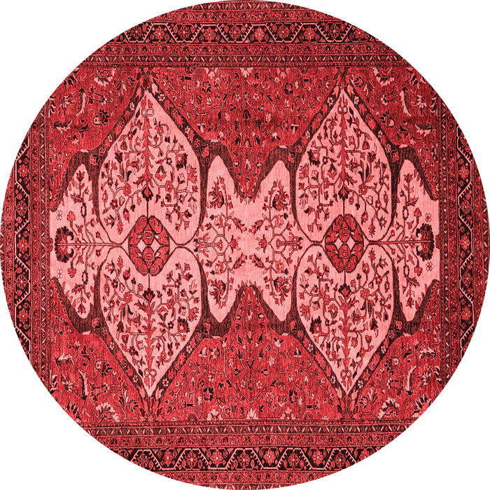 Abstract Red Modern Rug, abs4163red