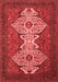 Abstract Red Modern Area Rugs