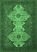 Abstract Emerald Green Modern Rug, abs4163emgrn