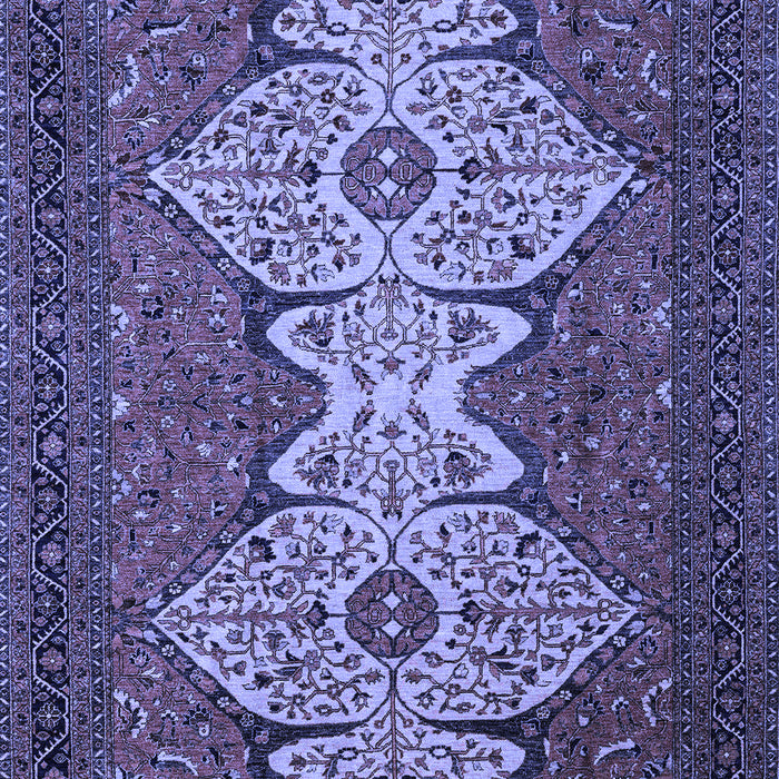 Abstract Blue Modern Rug, abs4163blu