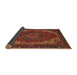 Sideview of Abstract Red Persian Rug, abs4164