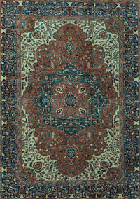 Persian Light Blue Traditional Rug, abs4164lblu