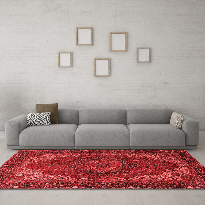 Traditional Red Washable Rugs