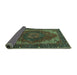 Sideview of Persian Turquoise Traditional Rug, abs4164turq