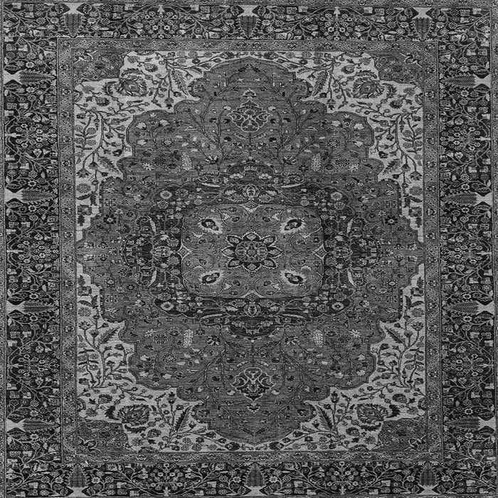 Square Persian Gray Traditional Rug, abs4164gry