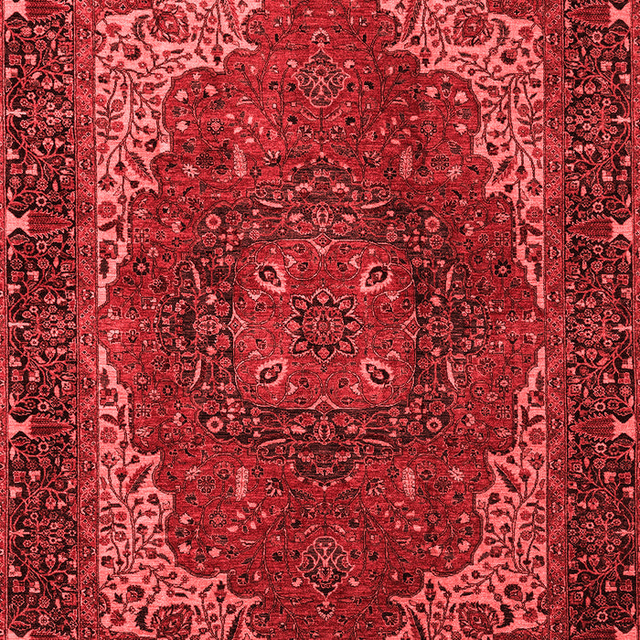 Machine Washable Persian Red Traditional Rug, wshabs4164red