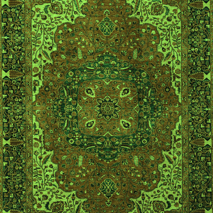 Machine Washable Persian Green Traditional Area Rugs, wshabs4164grn