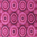 Square Machine Washable Abstract Pink Modern Rug, wshabs4165pnk