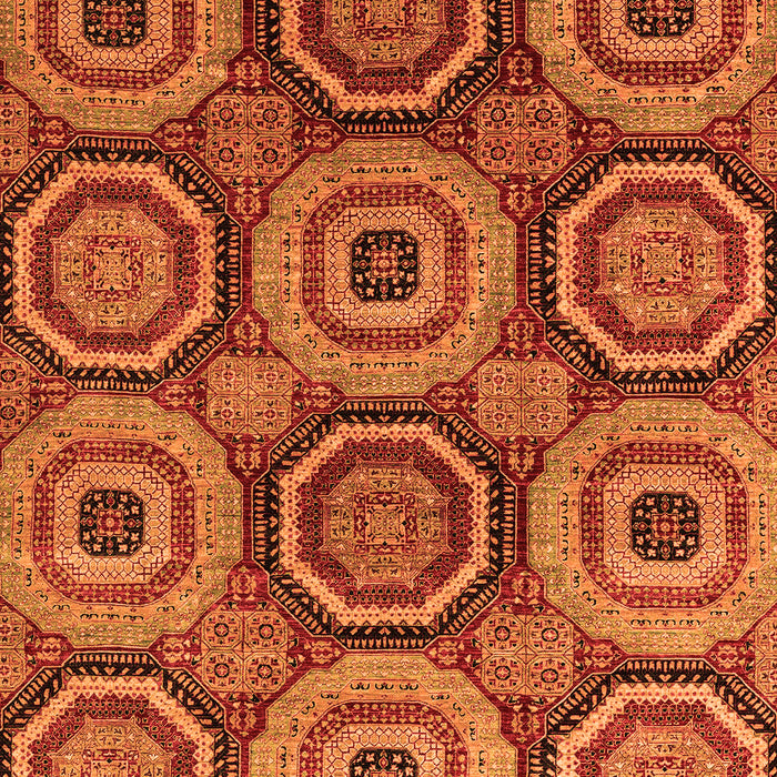 Abstract Orange Modern Rug, abs4165org