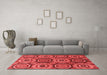 Modern Red Washable Rugs