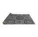 Sideview of Abstract Gray Modern Rug, abs4165gry