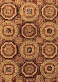 Abstract Brown Modern Rug, abs4165brn