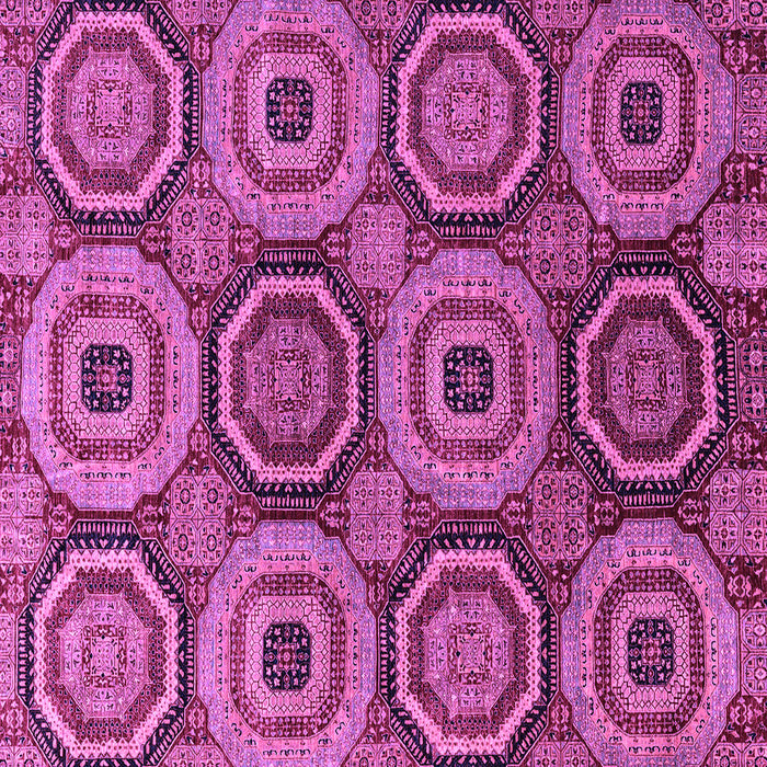 Square Machine Washable Abstract Purple Modern Area Rugs, wshabs4165pur
