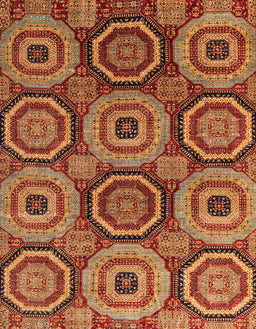 Abstract Red Modern Rug, abs4165