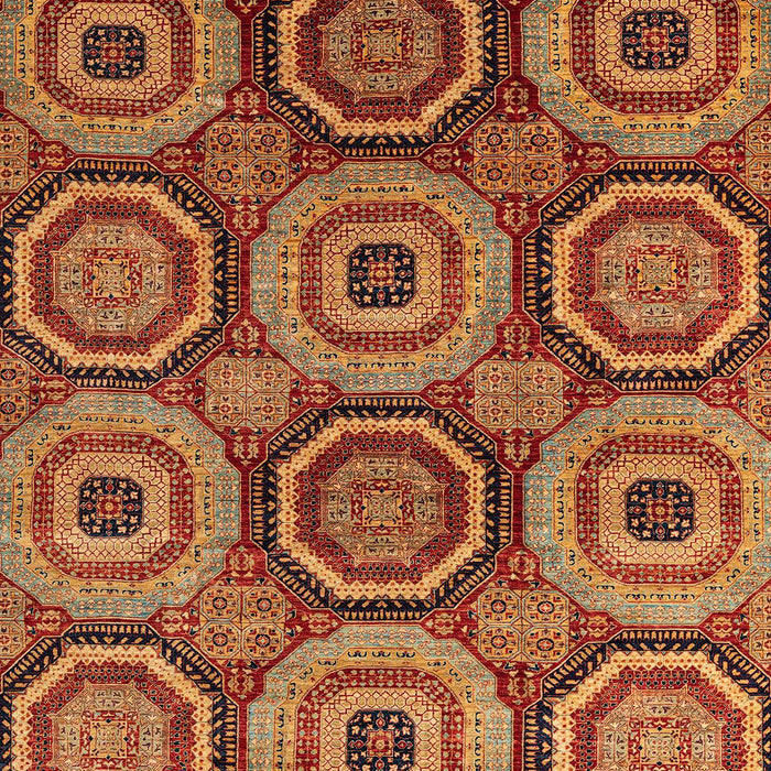 Abstract Red Modern Rug, abs4165