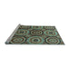 Sideview of Machine Washable Abstract Light Blue Modern Rug, wshabs4165lblu