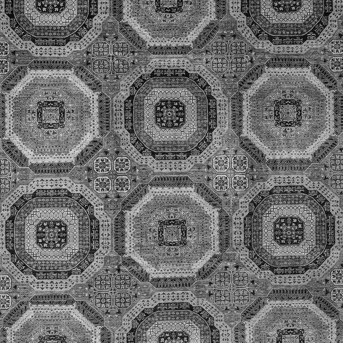 Machine Washable Abstract Gray Modern Rug, wshabs4166gry