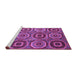 Sideview of Machine Washable Abstract Purple Modern Area Rugs, wshabs4166pur