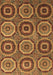 Machine Washable Abstract Brown Modern Rug, wshabs4166brn