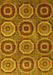 Machine Washable Abstract Yellow Modern Rug, wshabs4166yw