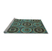 Sideview of Machine Washable Abstract Light Blue Modern Rug, wshabs4166lblu