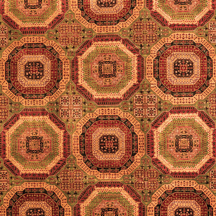 Machine Washable Abstract Orange Modern Area Rugs, wshabs4166org