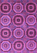 Machine Washable Abstract Purple Modern Area Rugs, wshabs4166pur