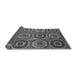 Sideview of Abstract Gray Modern Rug, abs4166gry