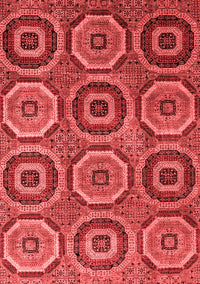 Abstract Red Modern Rug, abs4166red