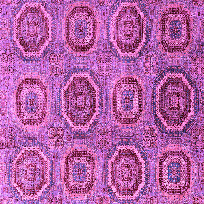 Square Machine Washable Abstract Purple Modern Area Rugs, wshabs4167pur