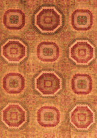 Abstract Orange Modern Rug, abs4167org