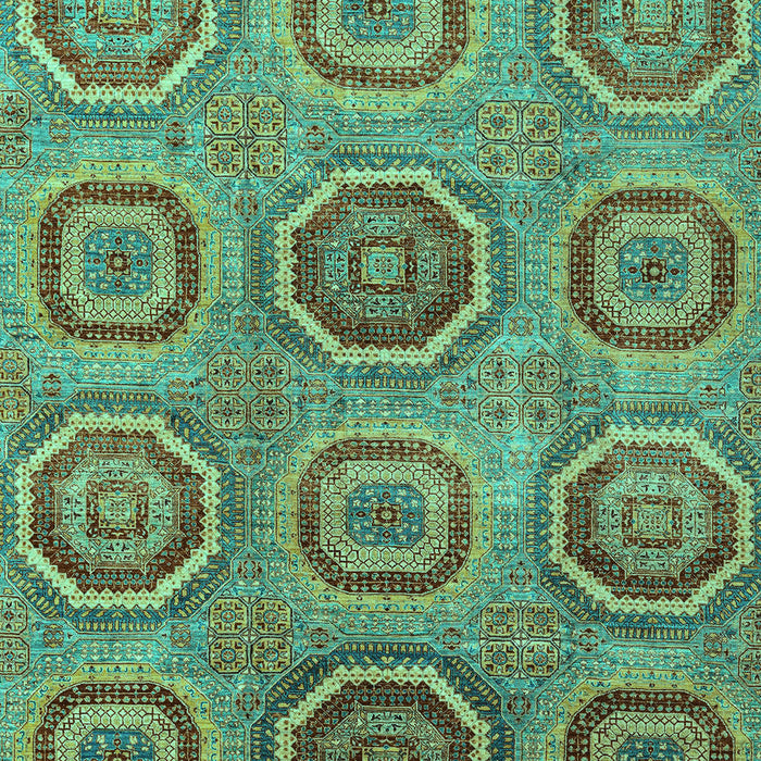 Abstract Turquoise Modern Rug, abs4167turq