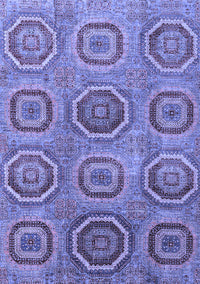 Abstract Blue Modern Rug, abs4167blu