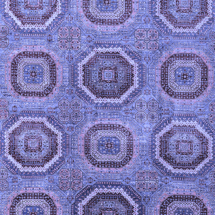 Abstract Blue Modern Rug, abs4167blu