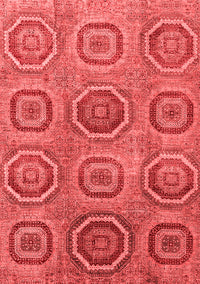 Abstract Red Modern Rug, abs4167red