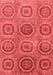 Abstract Red Modern Area Rugs