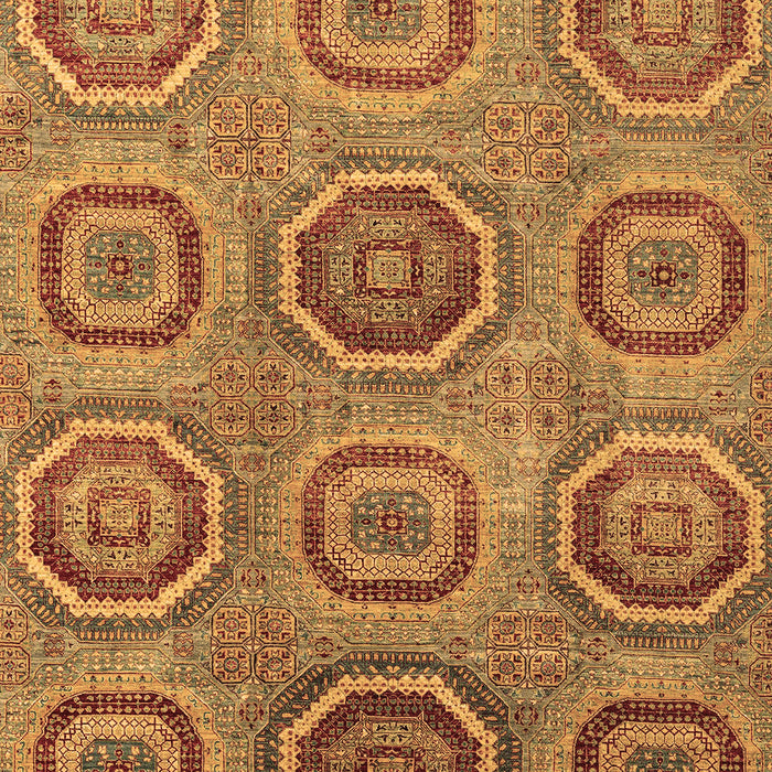 Machine Washable Abstract Brown Modern Rug, wshabs4167brn