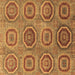 Square Abstract Brown Modern Rug, abs4167brn