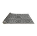 Sideview of Abstract Gray Modern Rug, abs4167gry