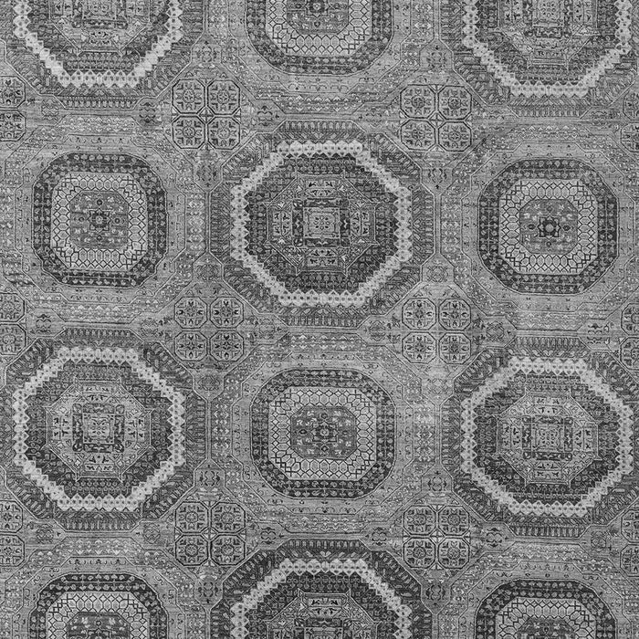 Machine Washable Abstract Gray Modern Rug, wshabs4167gry