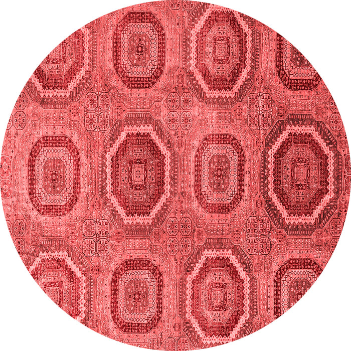 Machine Washable Abstract Red Modern Rug, wshabs4167red