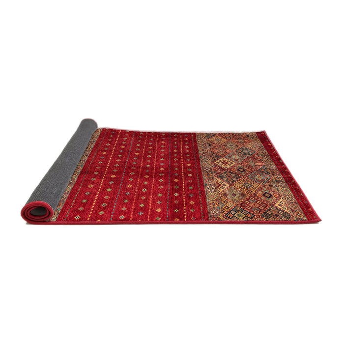 Sideview of Abstract Chestnut Red Southwestern Rug, abs4168